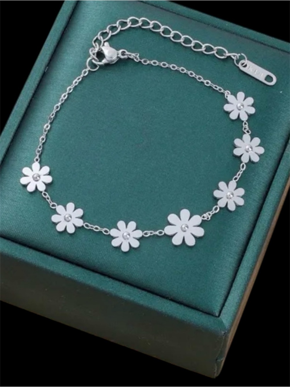 Floral Chain Bracelet NWT Gold Plated Water & Tarnish Proof Pick 1